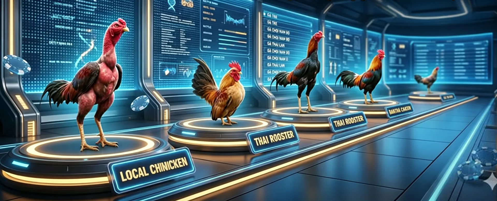 Dynamic Sportsbook stadium with golden accents